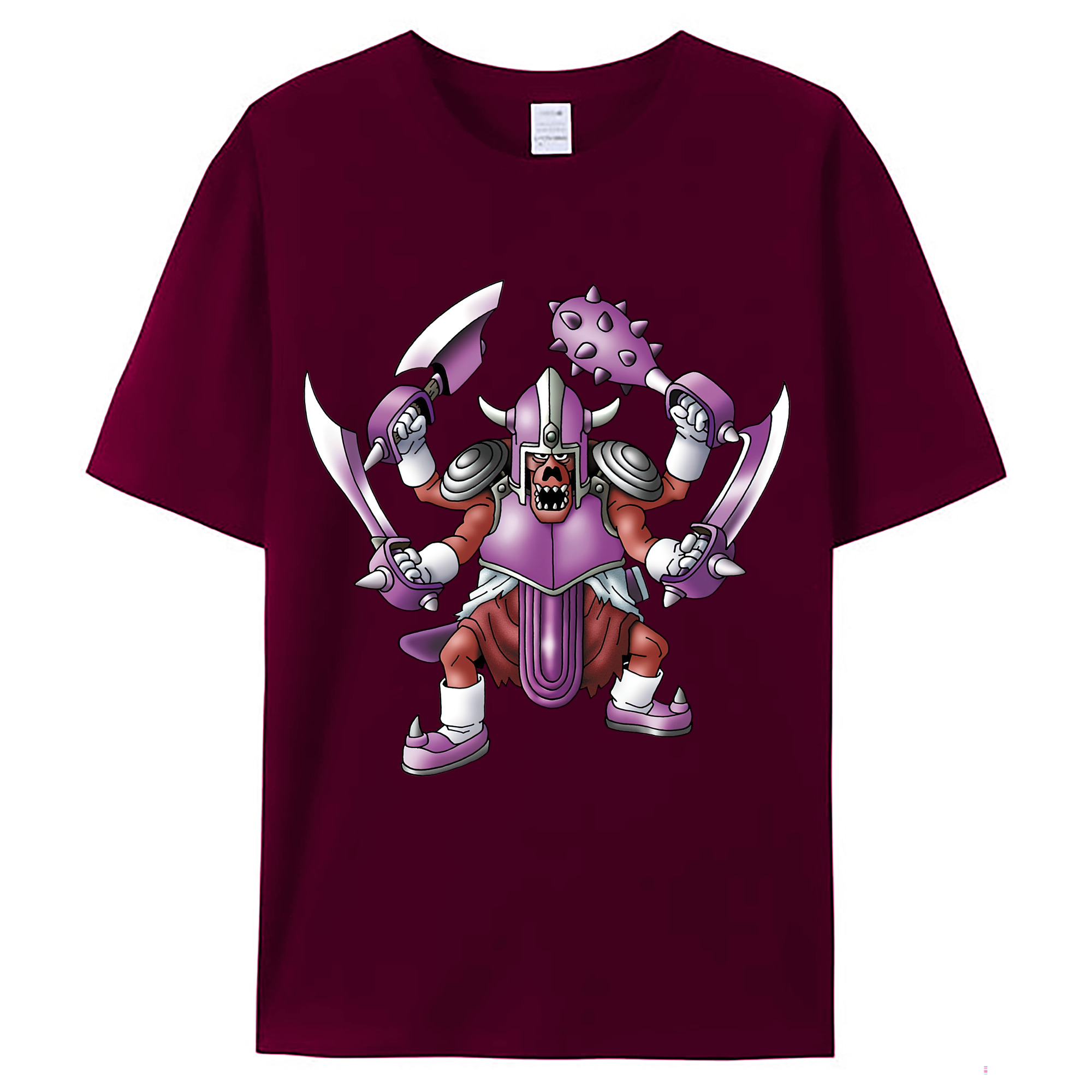 （画像用） ドラゴンクエスト Doragon Kuesuto Dragon Quest レディースカジュアルプリントTシャツ（綿100％）